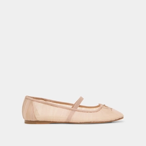extraordinary Luxe sole RAEVEN BALLET FLATS PRALINE TULLE