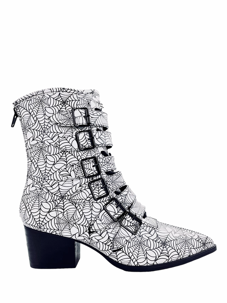 Stable Support Functional Minimalist Fresh Style COVEN BOOT - WHITE WEB