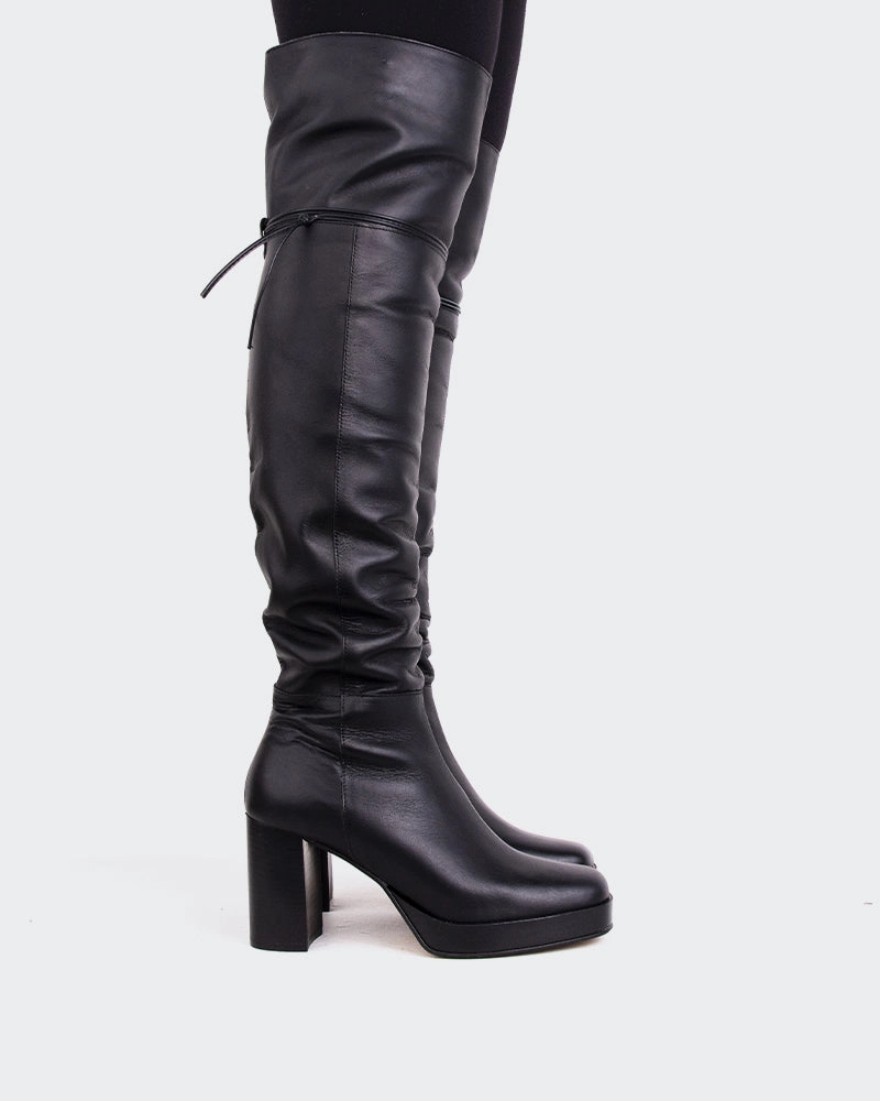 Veneto Black Leather Freelancer Thermal Core Hiking Trails