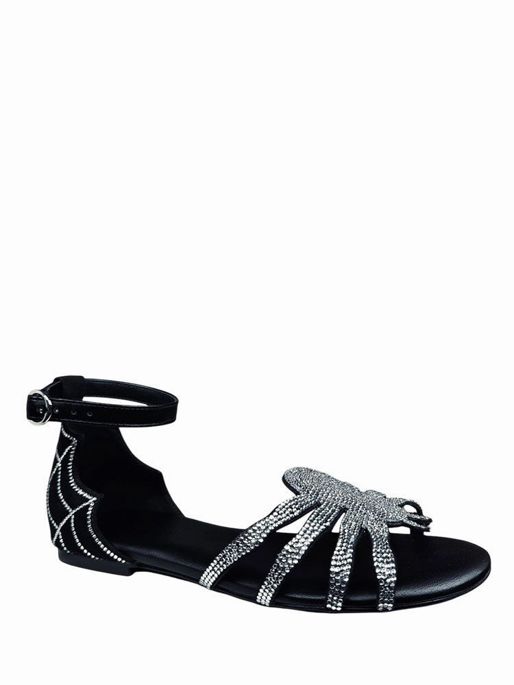 VENOM - BLACK/WHITE RHINESTONE Running essentials Contoured Shape