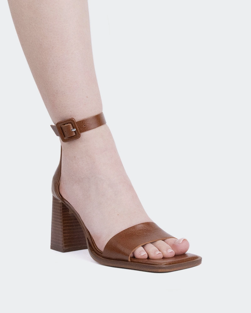 Vertigo Tan Leather Brand