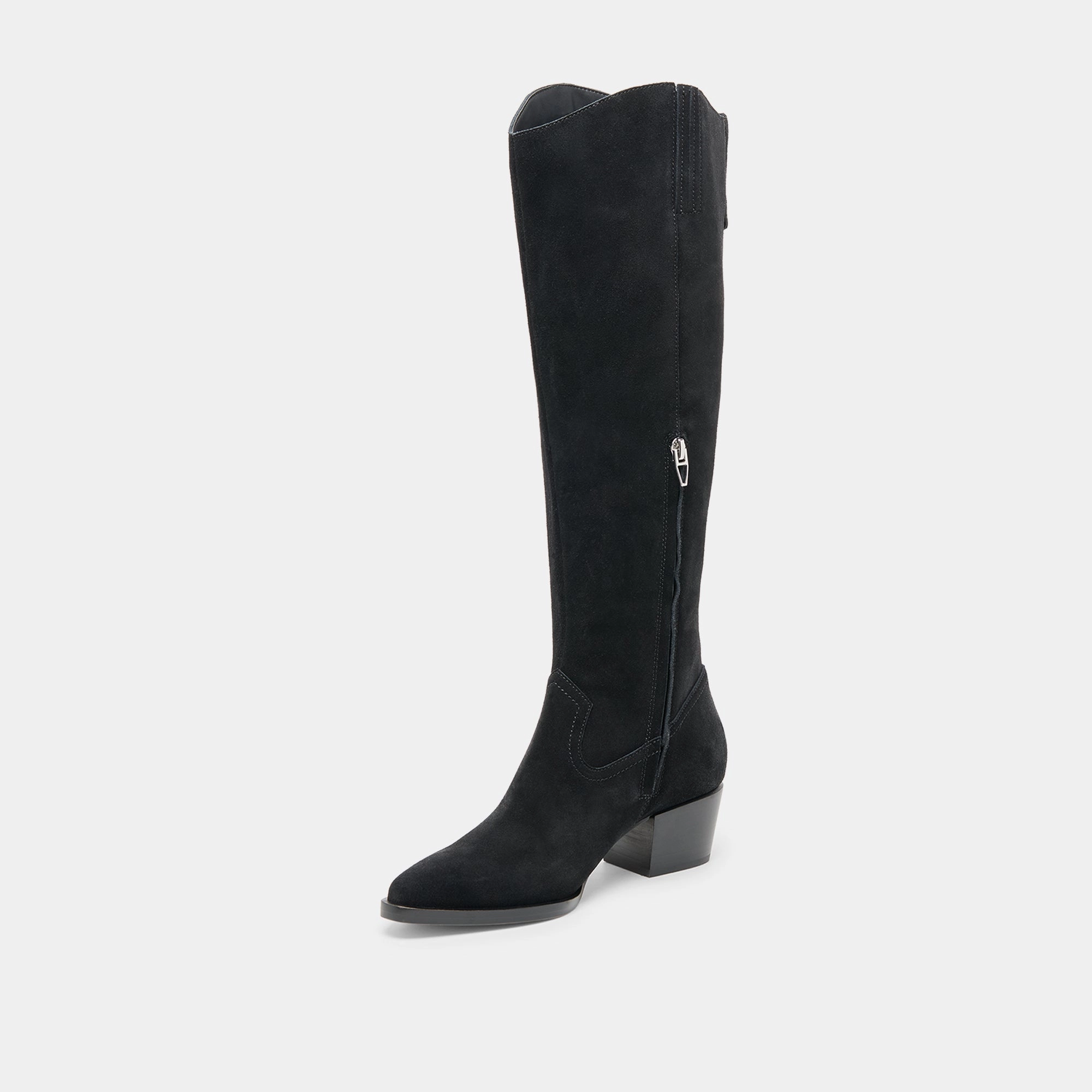 water - resistance - level Sculpted durability VIRONA H2O WIDE CALF BOOTS ONYX SUEDE