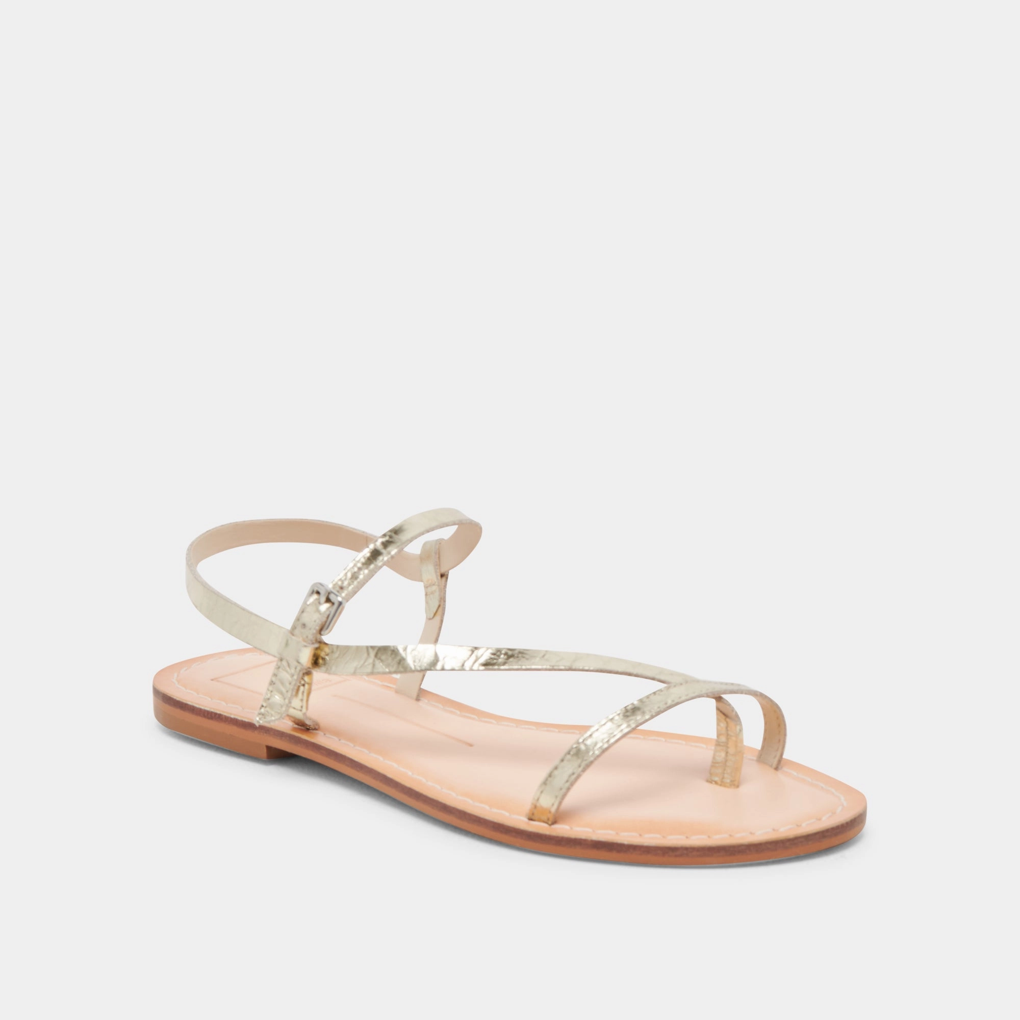 All-Purpose WANDRE SANDALS GOLD DISTRESSED LEATHER