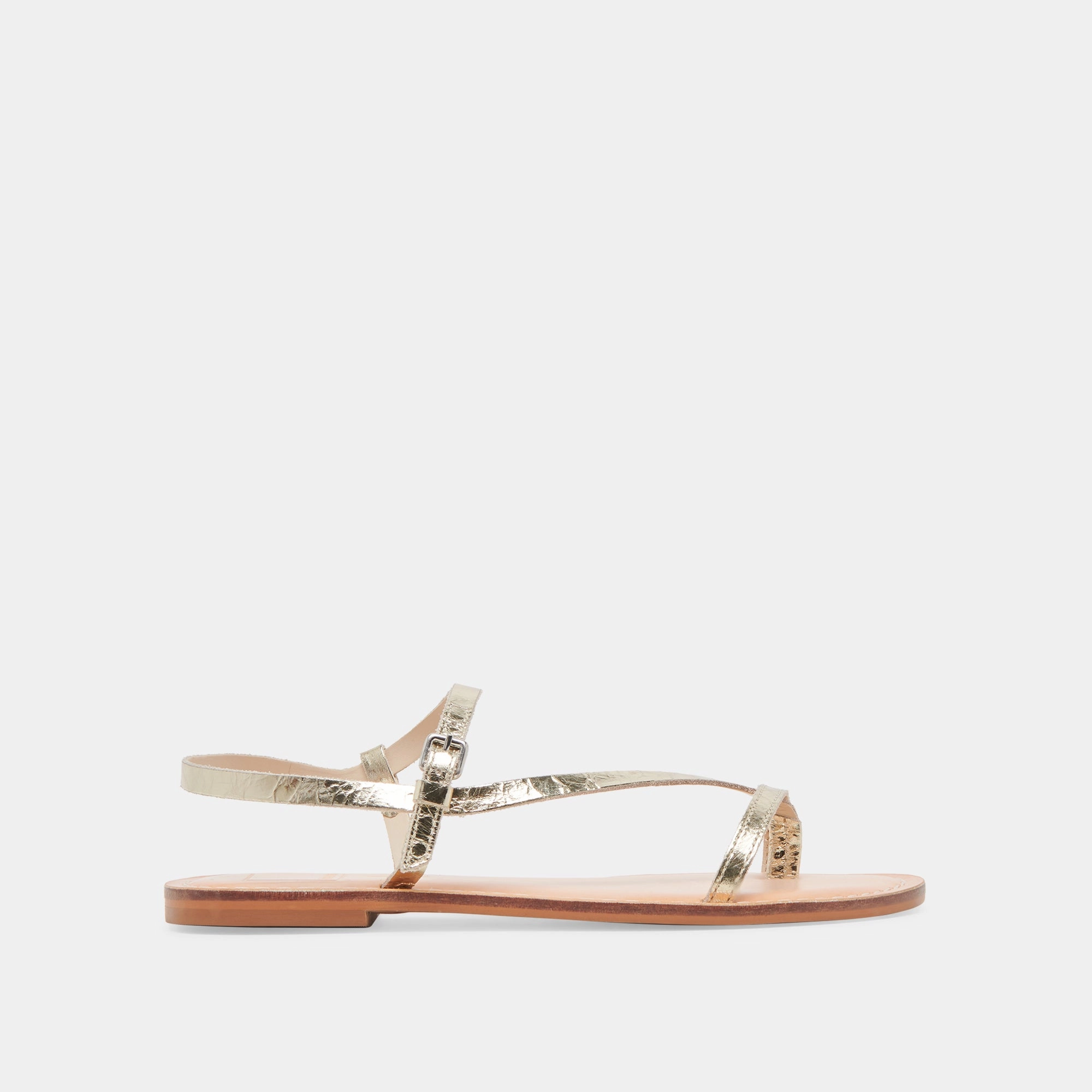 Resilient Outsole WANDRE SANDALS GOLD DISTRESSED LEATHER