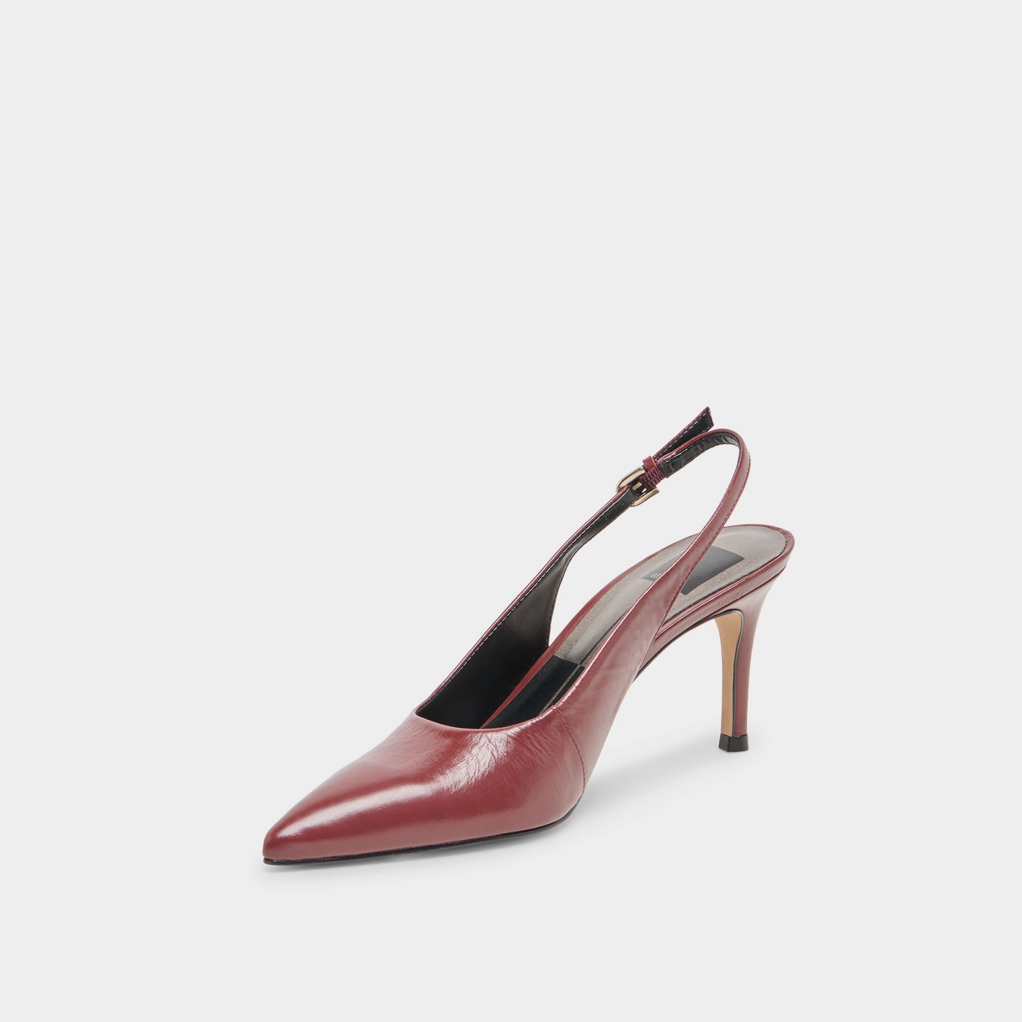 least waterproof Ultra Cushioned ELASI HEELS OXBLOOD CRINKLE PATENT
