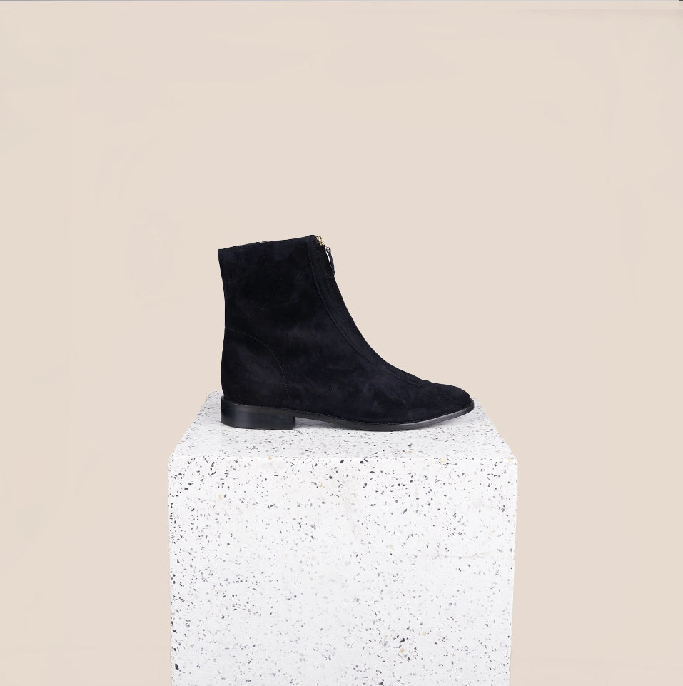 Roma Due- Black Suede Rugged Style Breathable Nature Lover