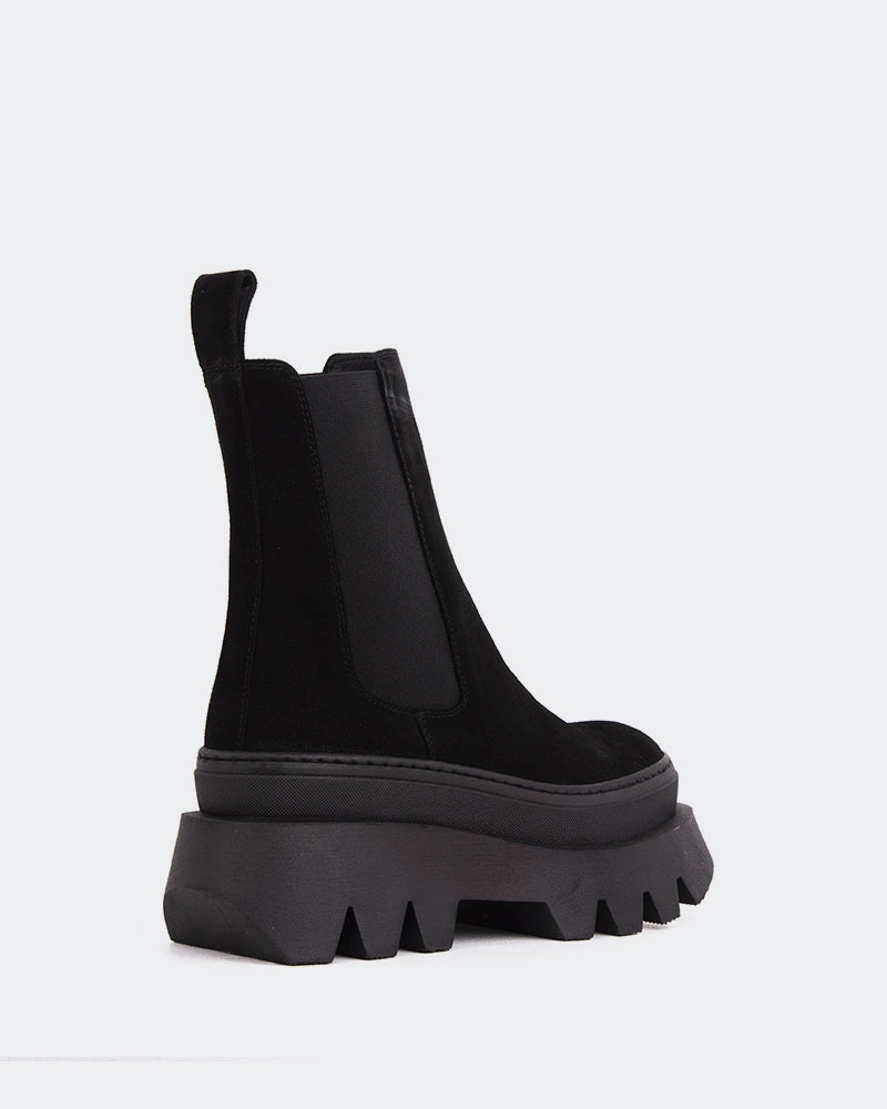 Music Festival Wolfe Black Suede