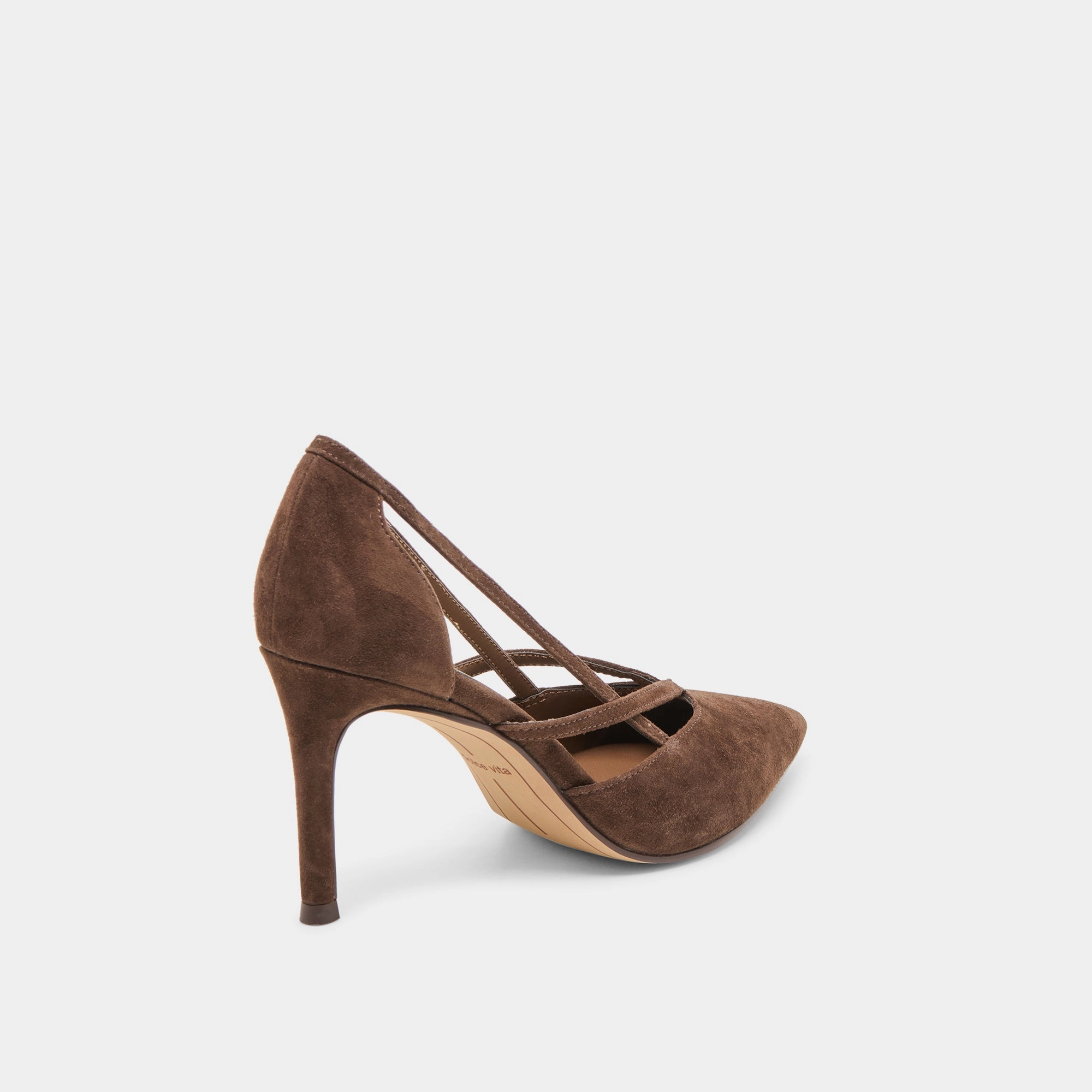 Dynamic support KAINE HEELS DK BROWN SUEDE