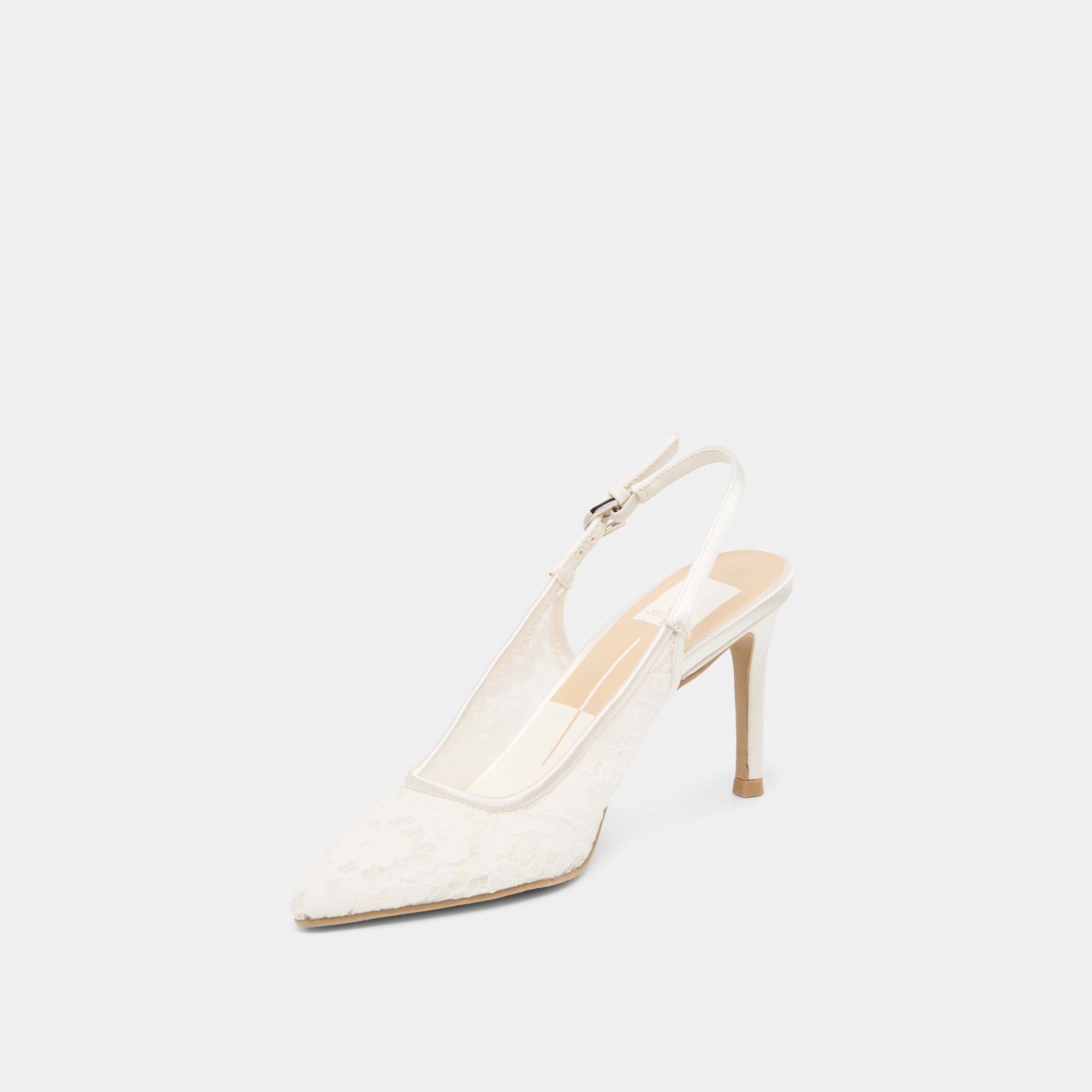 YAMI HEELS TRUE WHITE LACE flexible rubber