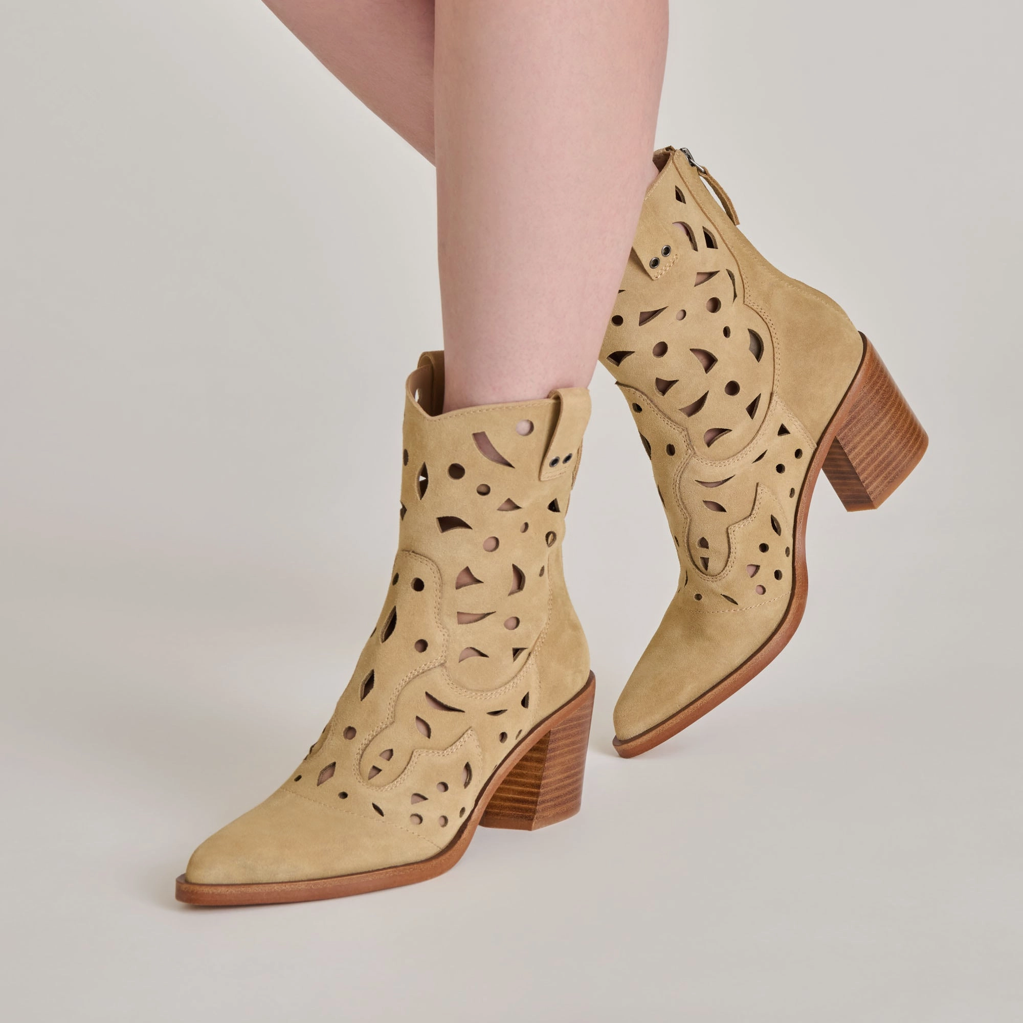 Multi-functional breathability ZENOBI BOOTIES DK TAUPE SUEDE