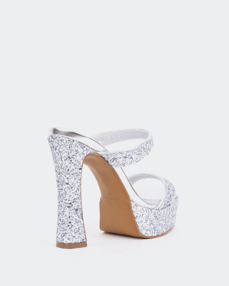 Chiuri, Silver Glitter/Briller Argent?? Street Casual All-day Comfort Shoes