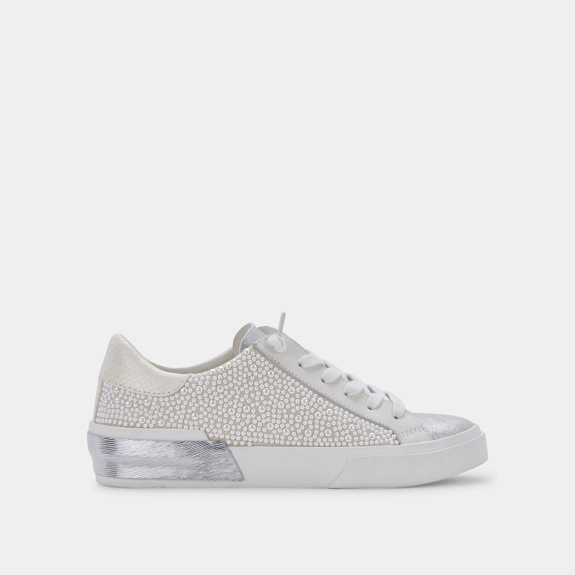 most stylish ZINA PEARL SNEAKERS VANILLA PEARLS