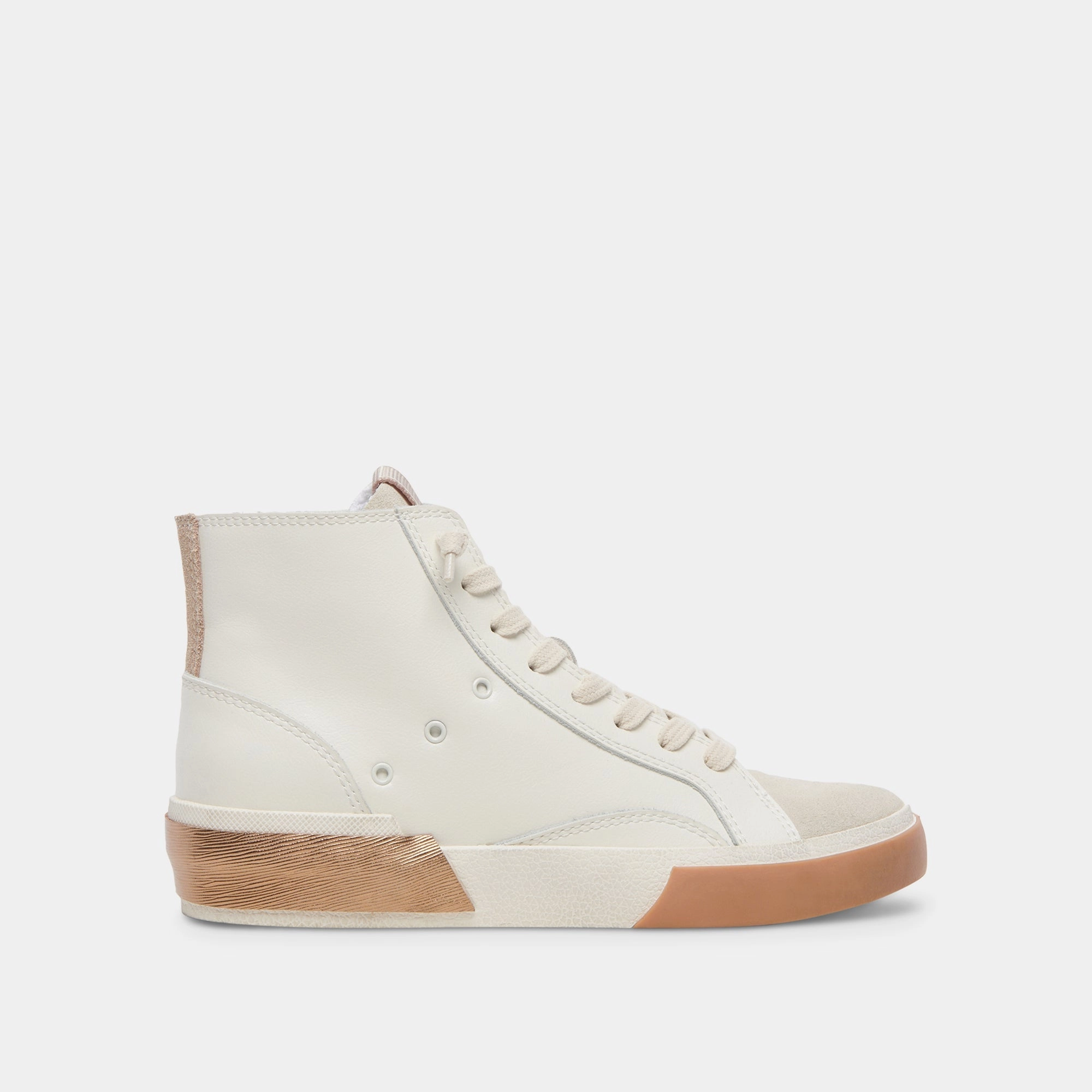 ZOHARA SNEAKERS WHITE TAN LEATHER - re:vita work - appropriate Shock Diffusion Structure