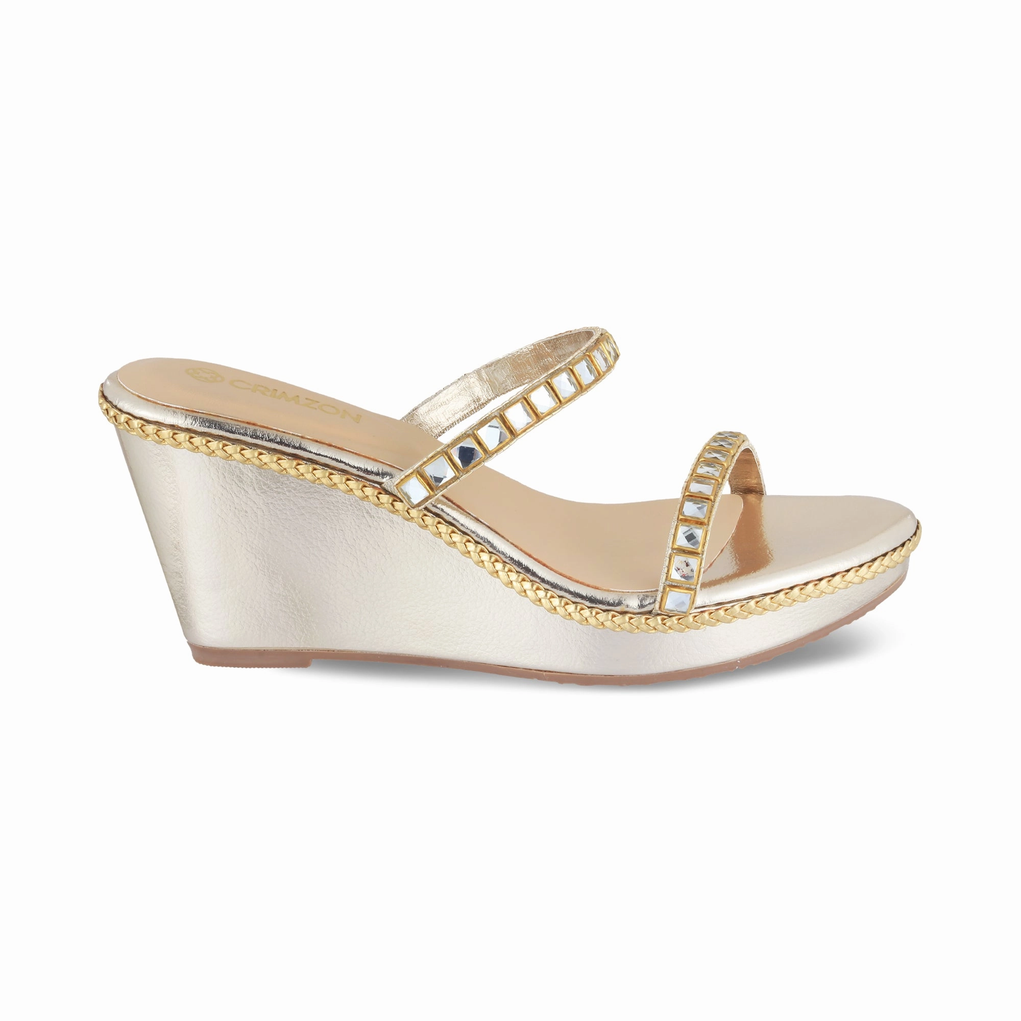 ZOYA- GOLD WEDGES Functional Footwear Recycled materials